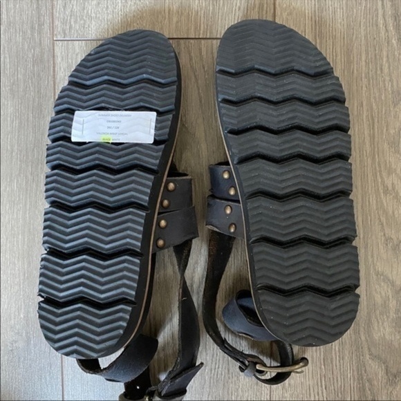 Free People Velencia Wrap Sandals In Black No Size - Picture 7 of 15